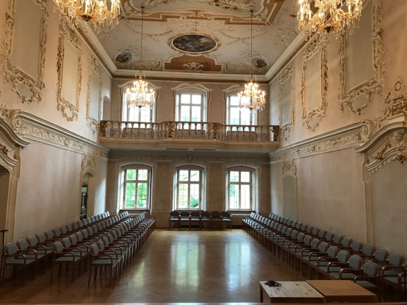 Barocker Stadtsaal Bestuhlung Modenschau